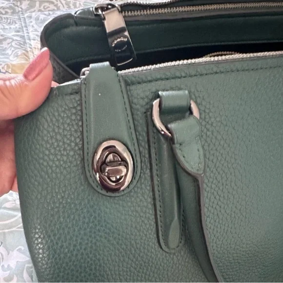 EUC Coach F57276 Brooklyn Carryall Leather Multiple Compartment Bag Purse - Picture 10 of 12